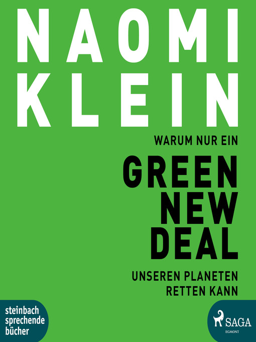 Title details for Warum nur ein Green New Deal unseren Planeten retten kann by Naomi Klein - Available